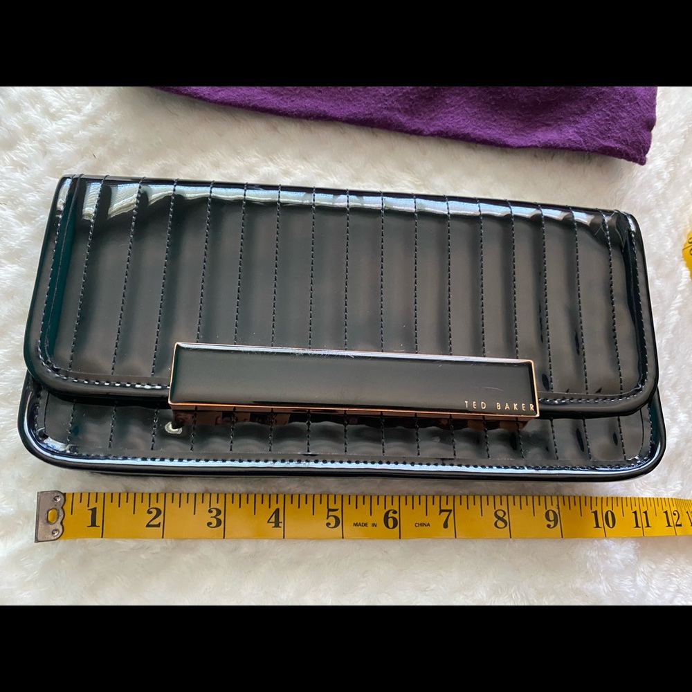 Ted Baker patent Clutch - Black
